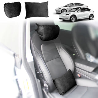 Buy Black Headrest Pillow for Tesla Model 3 and Model Y Car Seat Neck  Support Cushion Accessories Online