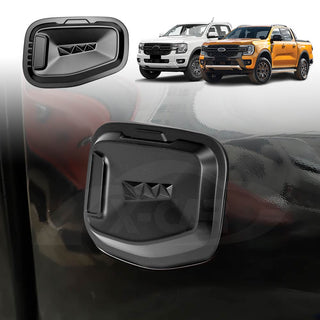 Door Handles Bowl Inserts Cover for Ford Next-Gen Ranger MY22 Matt Black  Protector Accessories 2022