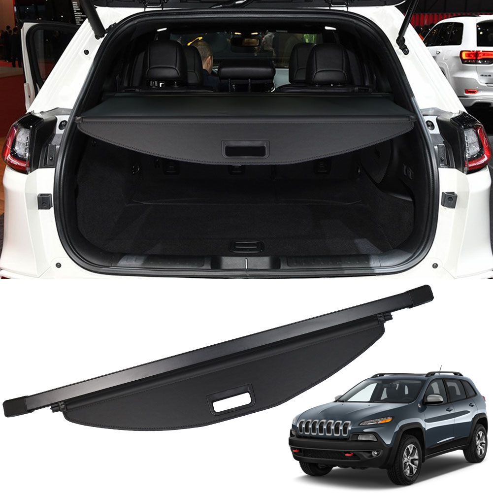 Retractable Cargo Cover For Jeep Cherokee KL 20142022 Car Trunk Shade