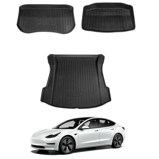 NEW Tesla Model 3 Highland All-Weather Interior Liners Boot Frunk Carg