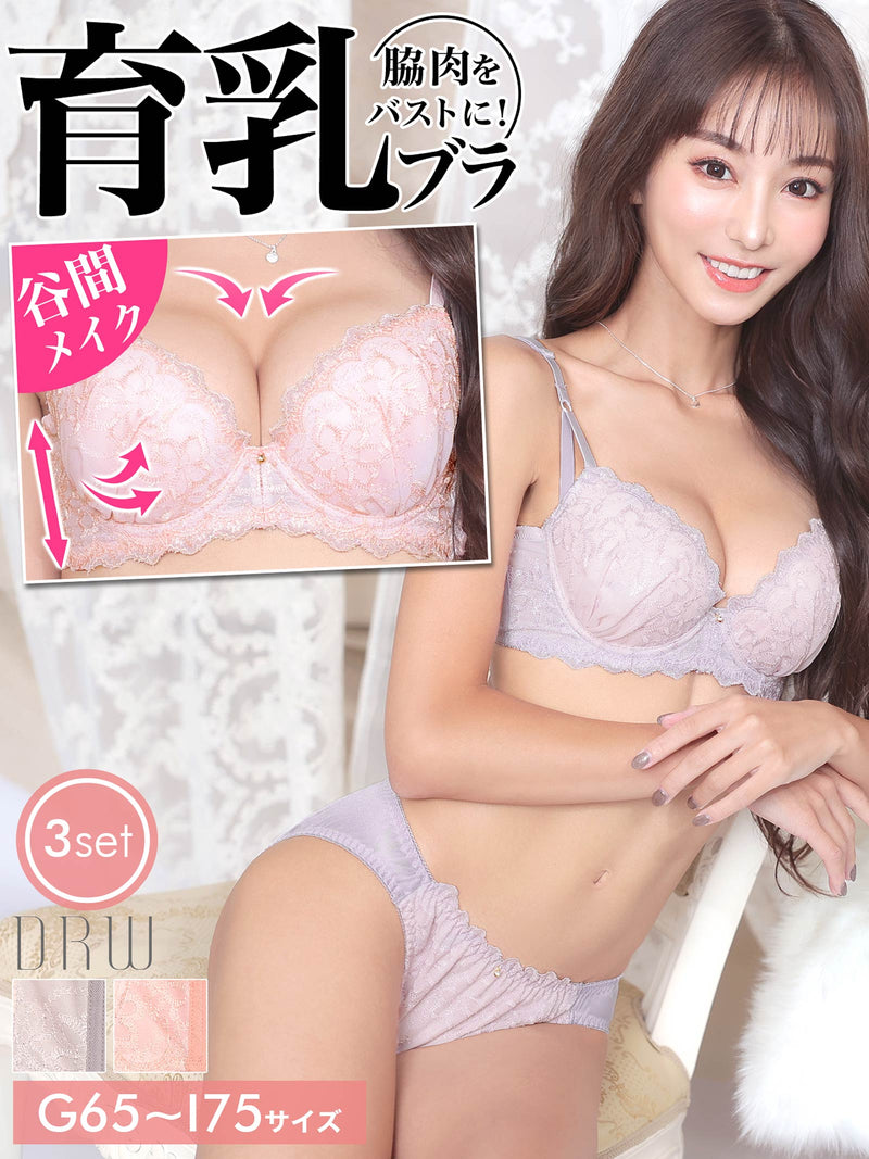 単品販売／受注生産 ブラジャー ショーツセット H70 3点セット×3set