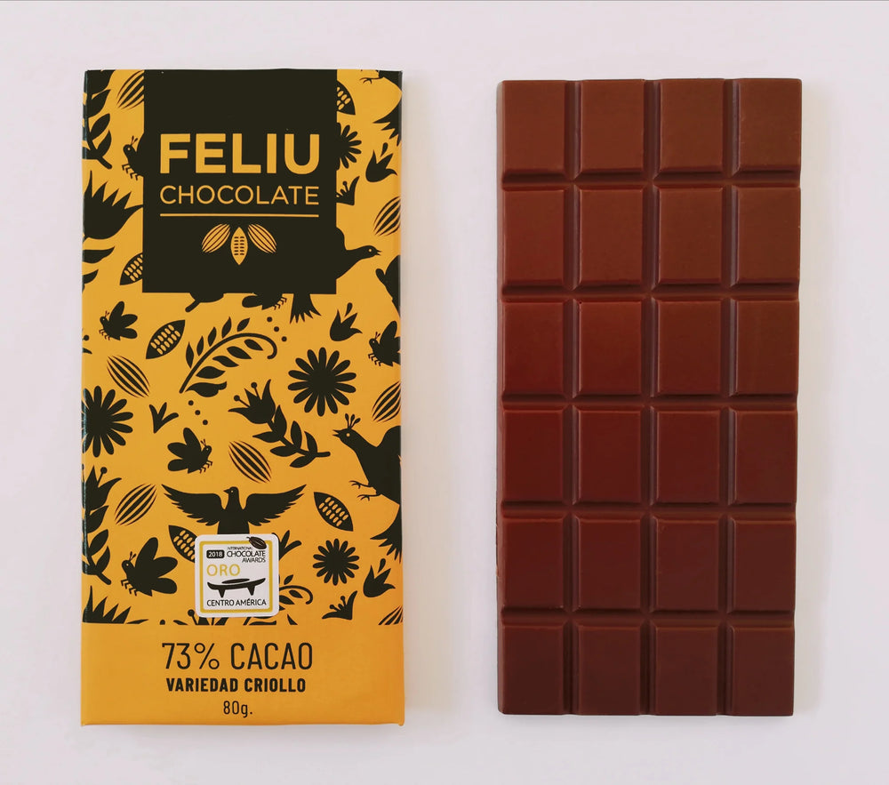 Vegan Chocolate Bar - Molecules Mood-Boosting 75% – Hello Chocolate