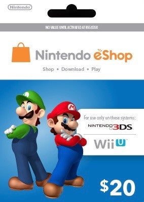 all nintendo eshop cards