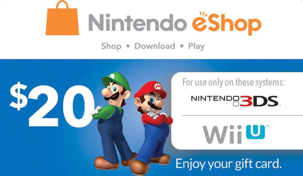 $20 Nintendo eShop Card Code (USA)