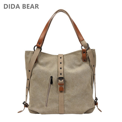 DIDABEAR Brand Canvas Tote Bag Women Handbags Female Designer