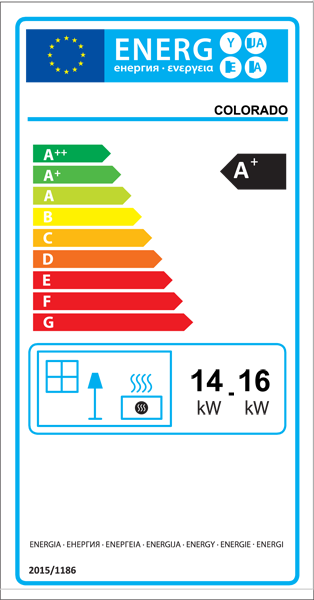 Poêle à Granulés à Air Conçu Canalisable 14 Kw Colorado | Livraison Gratuite | ITALIA