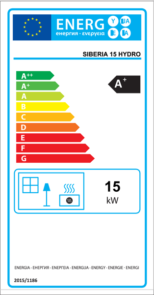 Poêle à Granulés Hydro 15 Kw Siberia | Prix D'Usine et Livraison Gratuite | ITALIA