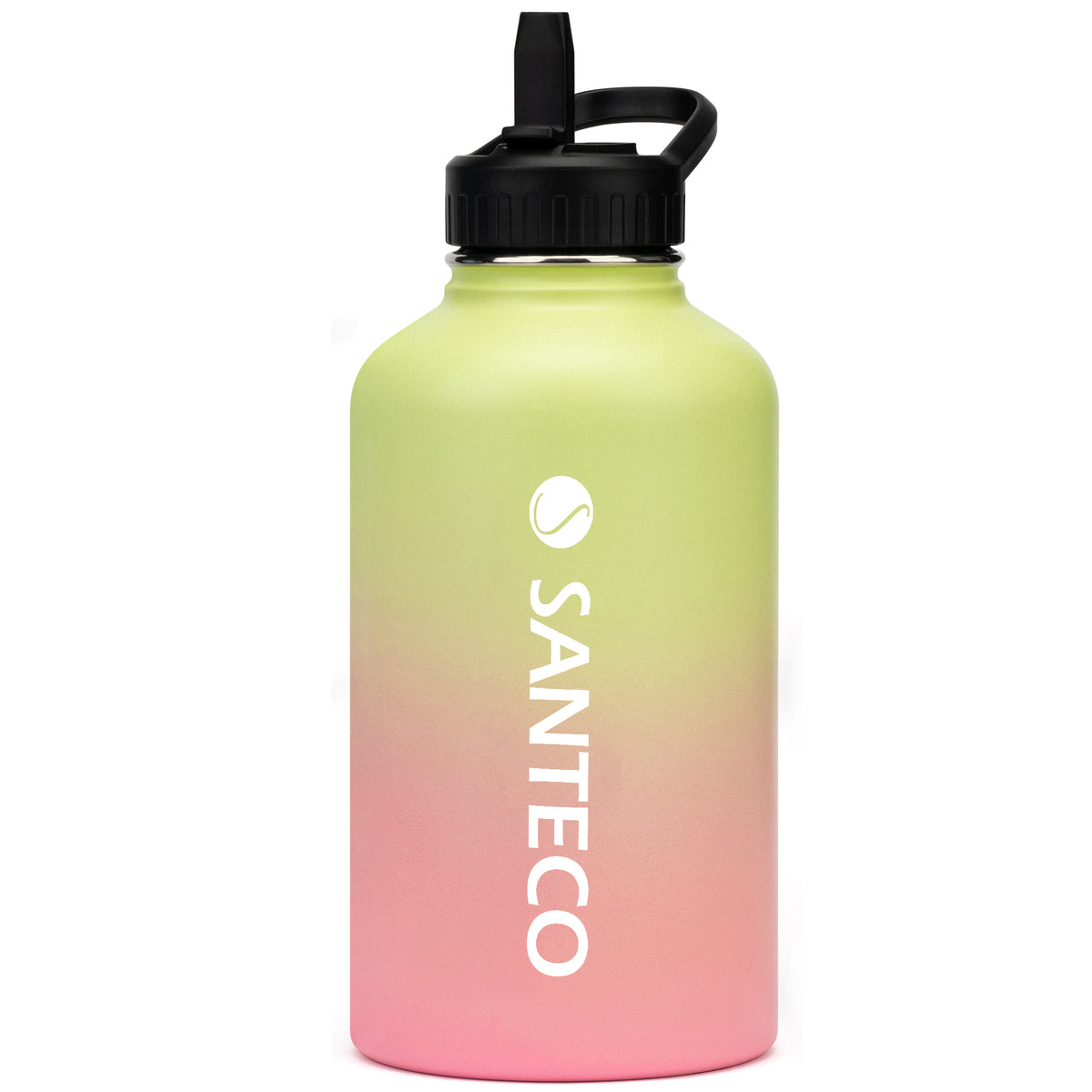 SANTECO Water Bottles, 32 oz Reusable Wide Mouth Sports Bottle, Easy to  Clean BPA Free Tritan, Double Wall Insulated Light Weight Bottles with  Handle
