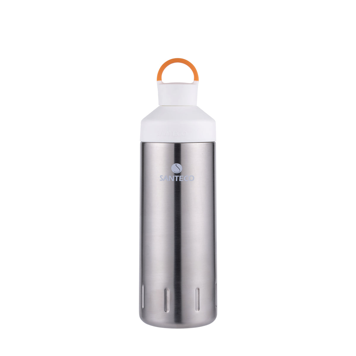 DEARART 17oz White Insulated Water Bottle No Straw, Stainless Steel Keep Hot Coffee Hot/Cold Over 12 Hours, 100% Leakproof and Tea Strainer