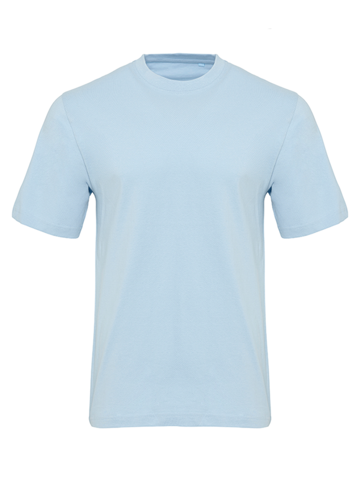 Verlating Electrificeren sociaal Biologisch Basic T-shirt - Lichtblauw