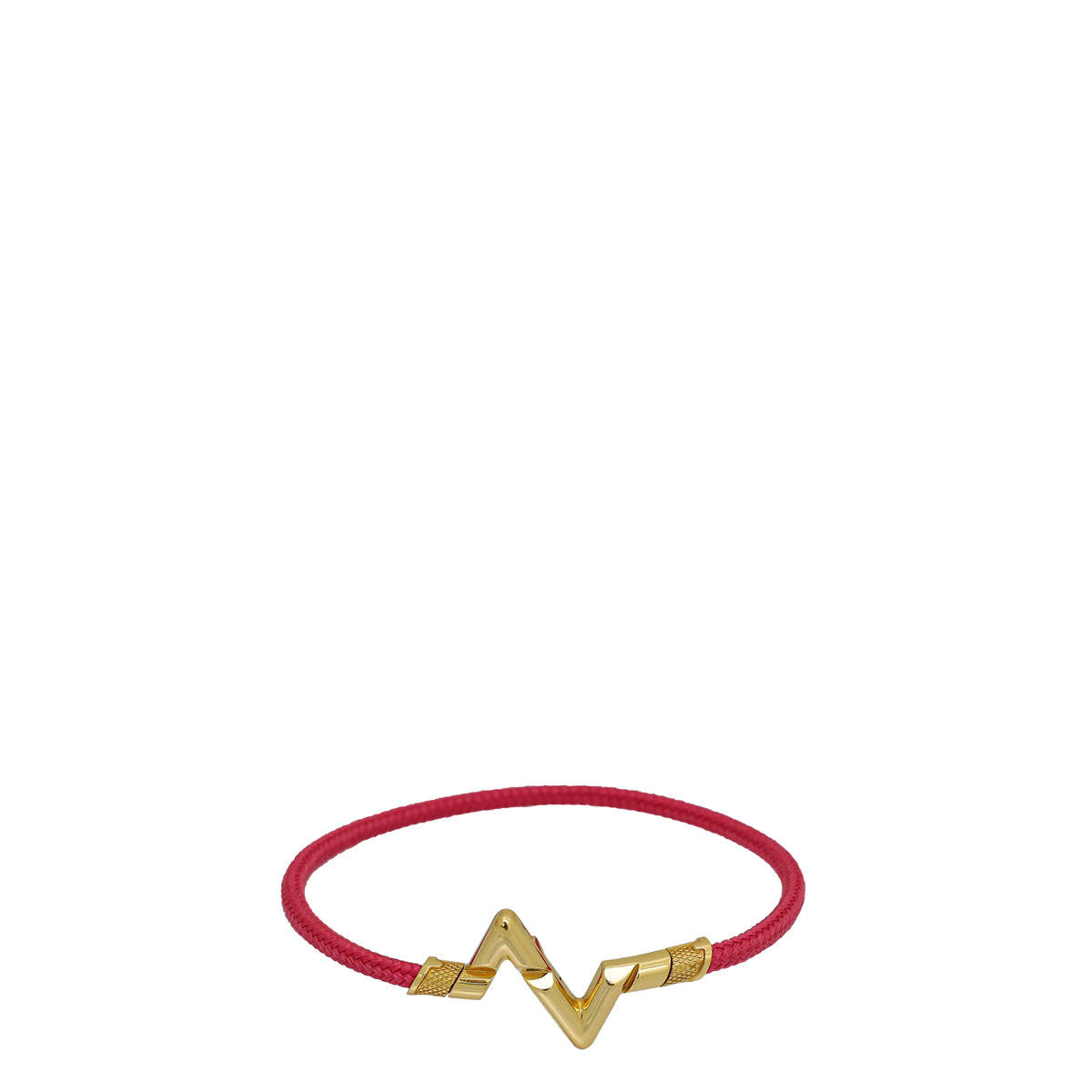 LOUIS VUITTON LOUIS VUITTON Collier Gamble Necklace Gold Plated Red Used  M66829 LV women M66829