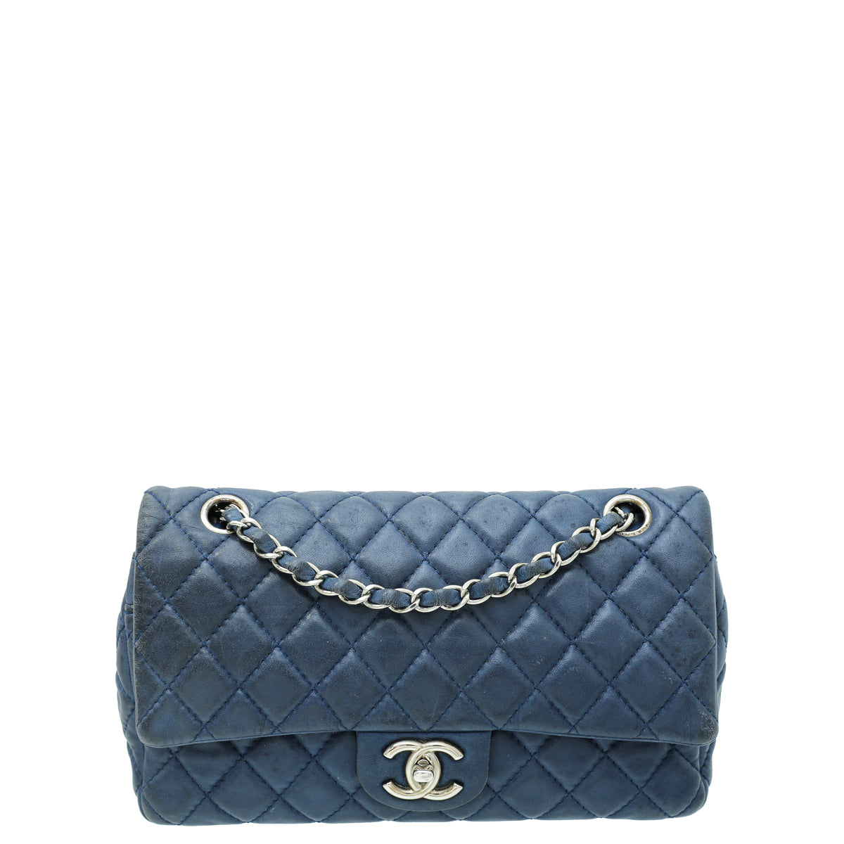 Chanel Classic Blue Bag  Nice Bag