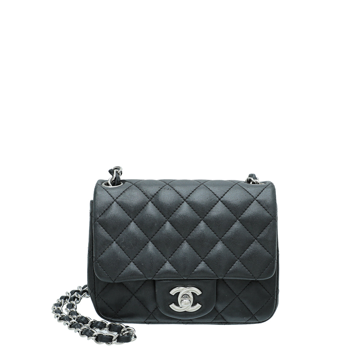 Chanel Black Mini Square Classic FLap Bag – The Closet