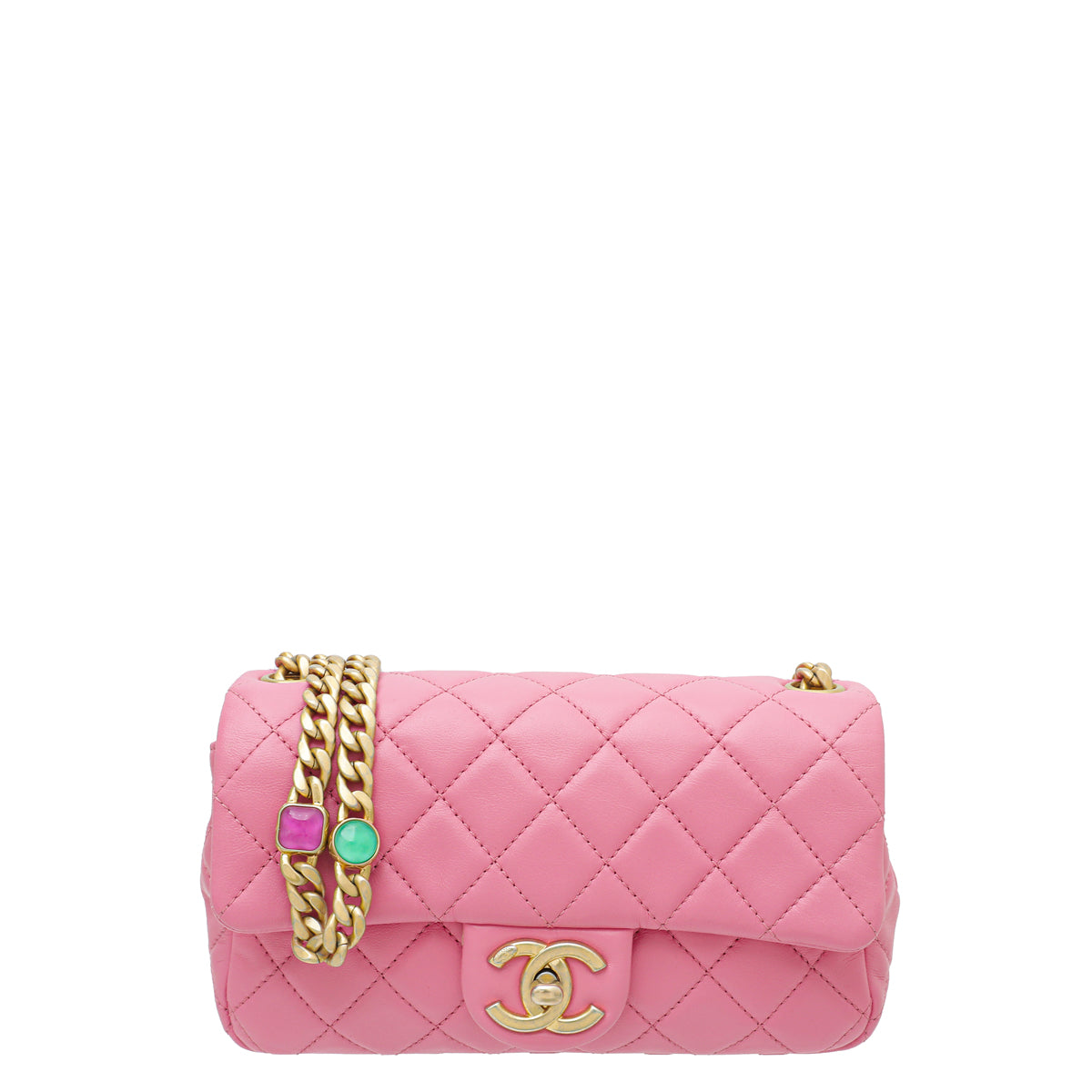 Chanel 22 Small Handbag Pink  Nice Bag