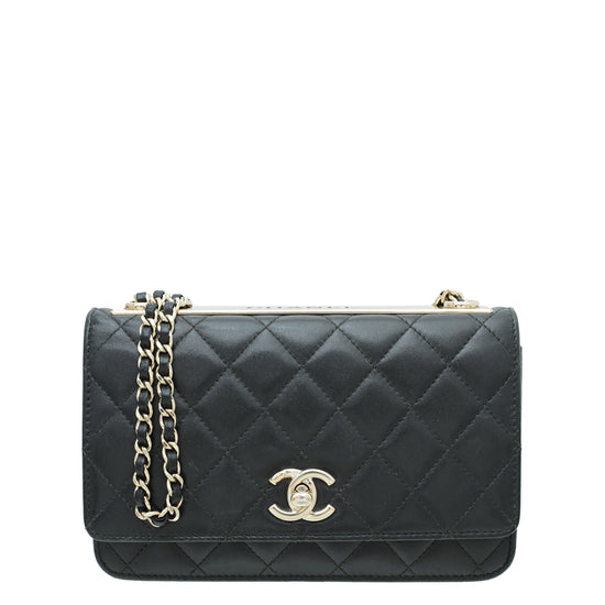 Chanel Black Trendy Wallet on Chain – The Closet