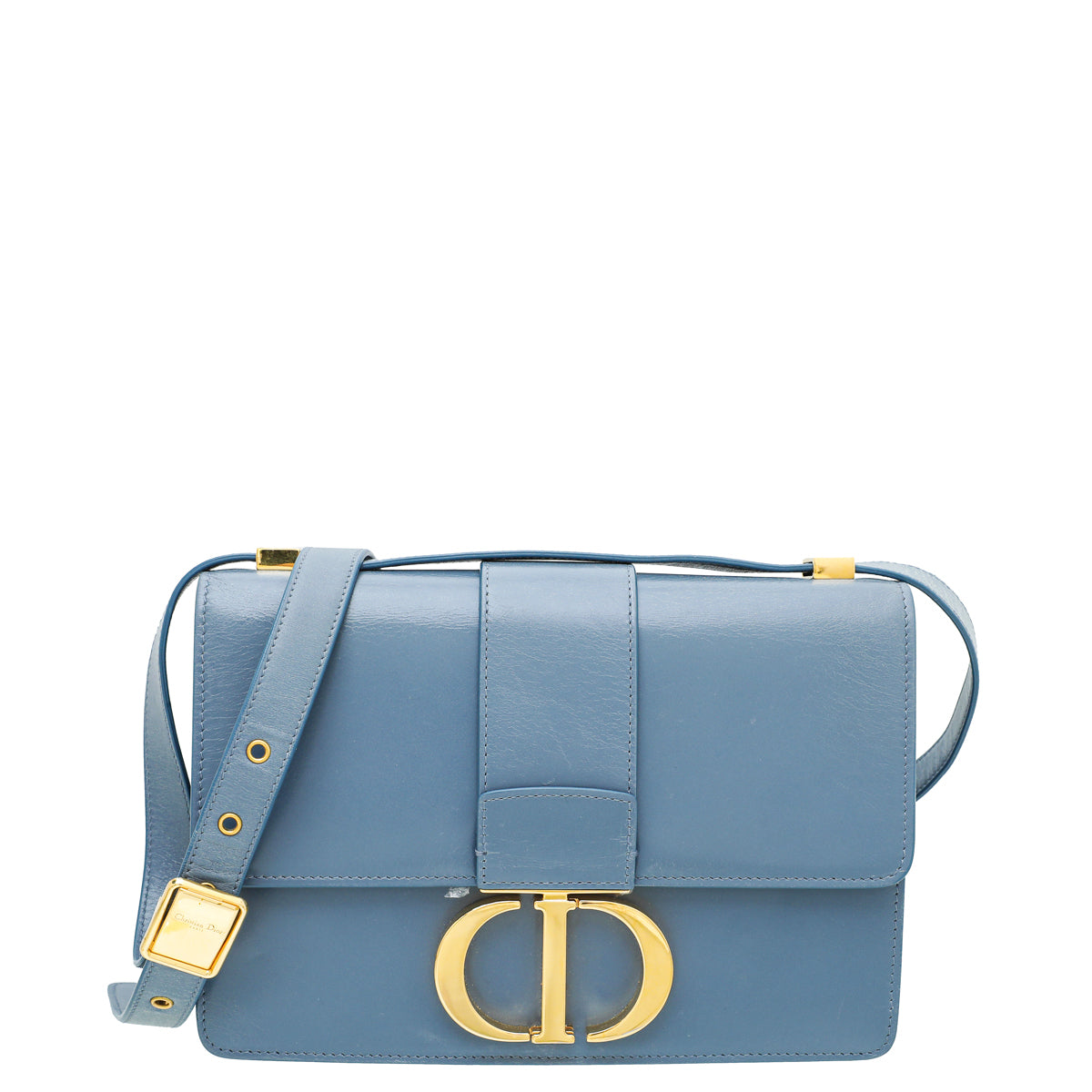 DIOR 30 MONTAIGNE CHAIN BAG BLUE DIOR OBLIQUE JACQUARD  HERMOSA LUXE