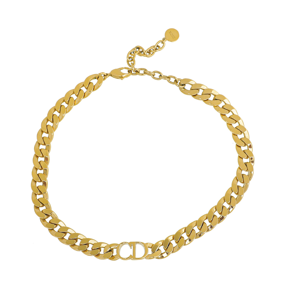 Christian Dior Crystal JAdior Choker  Black PalladiumPlated Choker  Necklaces  CHR321793  The RealReal