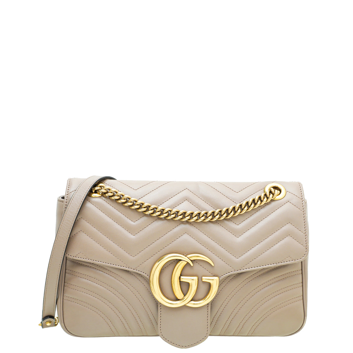 Gucci Dusty Pink GG Marmont Medium Bag – The Closet