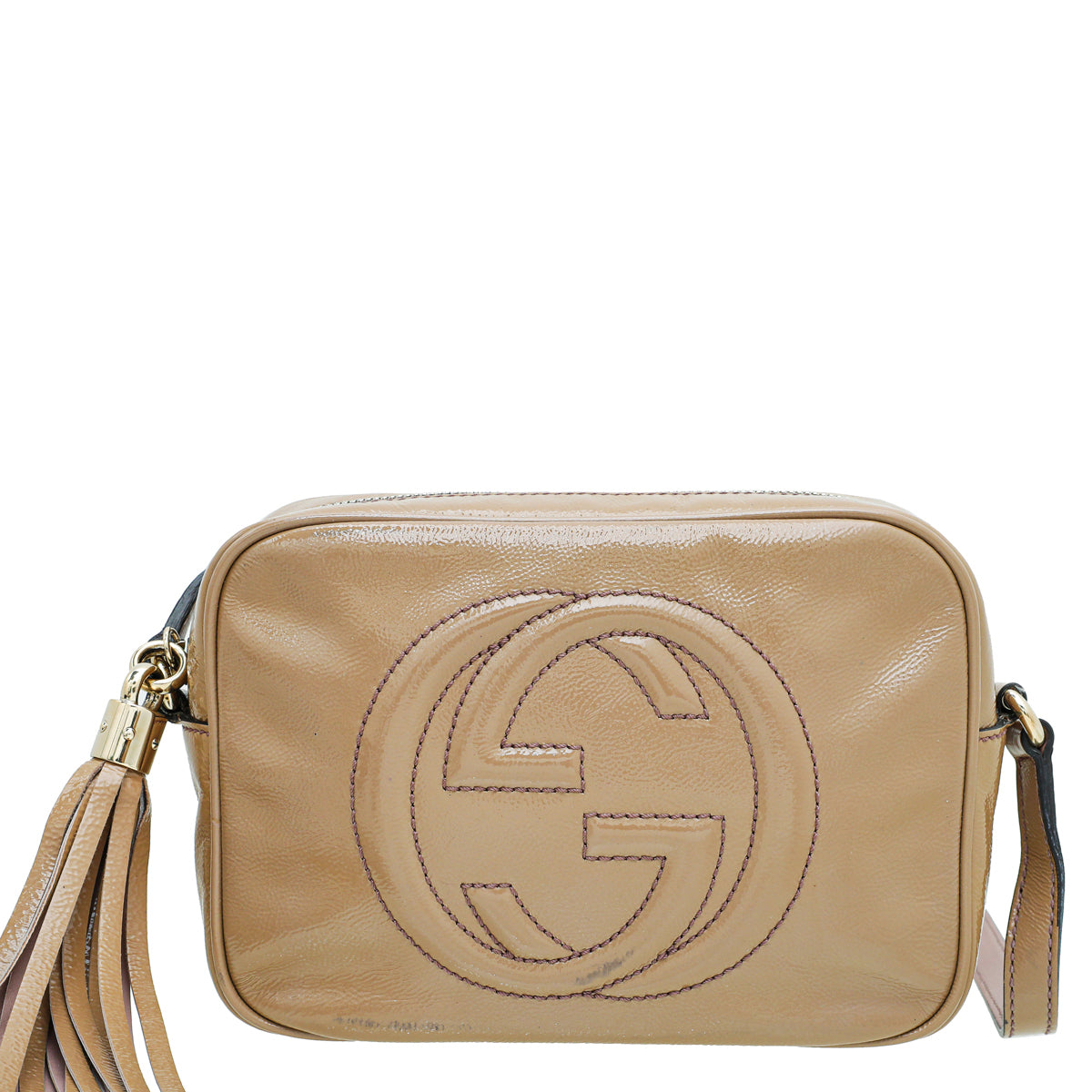 Gucci Beige GG Disco Soho Camera Crossbody Bag – The Closet