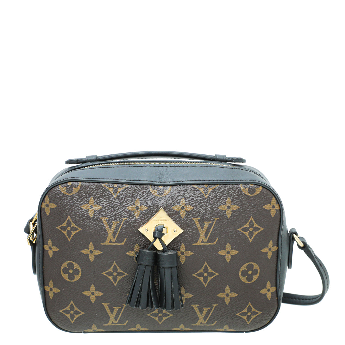 LOUIS VUITTON SAINTONGE MONOGRAM & ROSE POUDRE LEATHER CROSSBODY