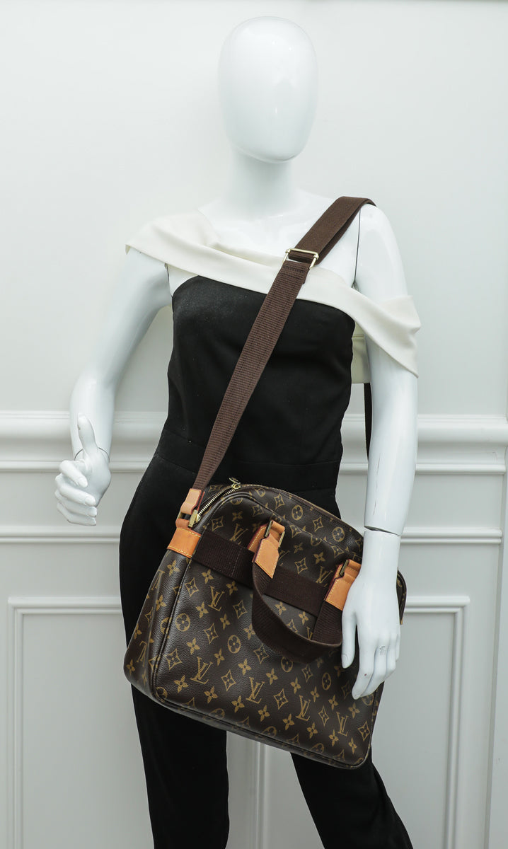 Brown Louis Vuitton Monogram Sac Bosphore Business Bag  Designer Revival