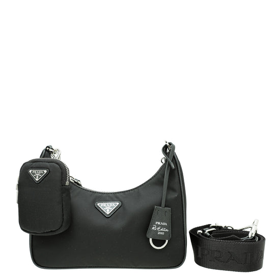 Prada Black Re-Nylon Re-Edition 2005 Bag – The Closet