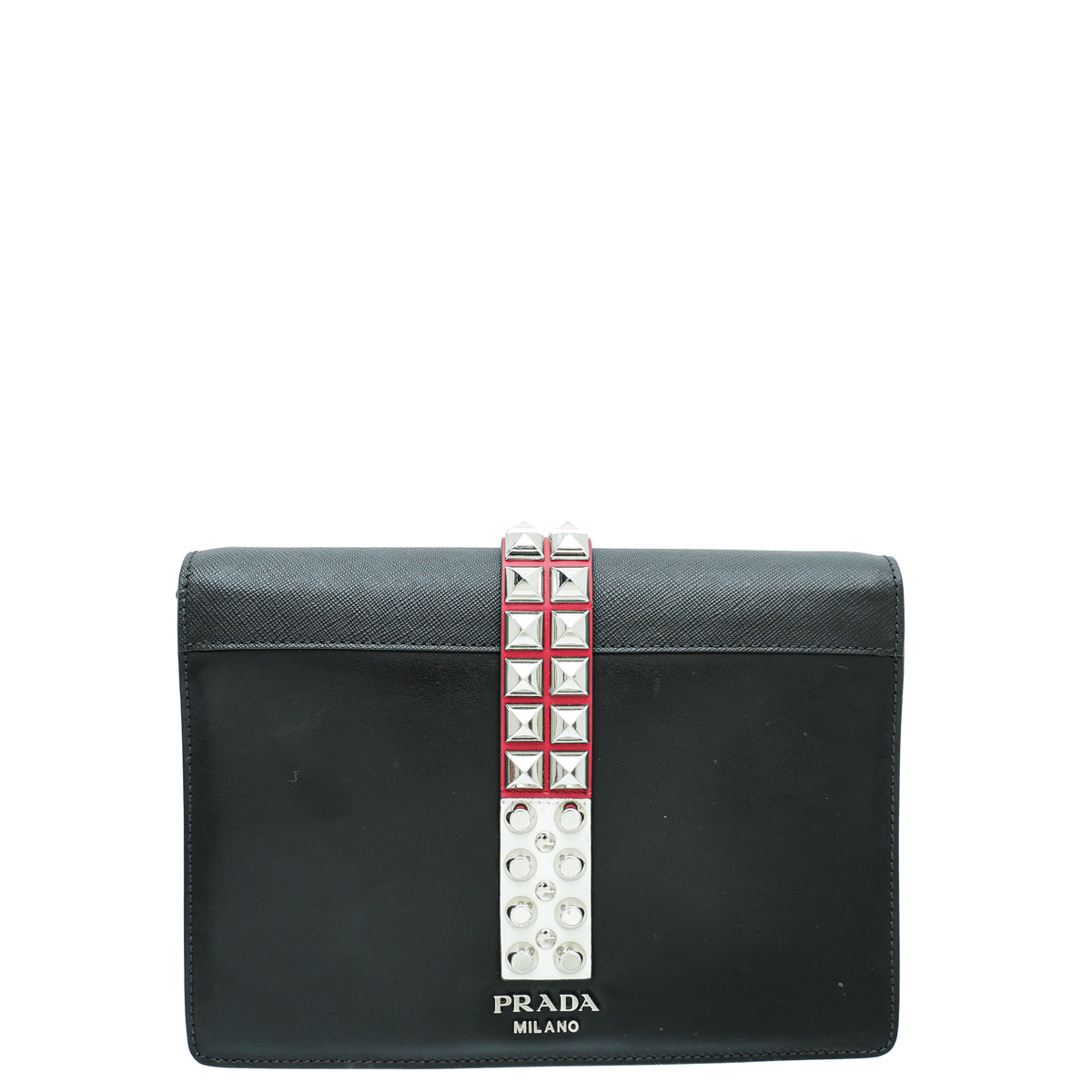 Prada Bicolor Studded Elektra Crossbody Bag – The Closet