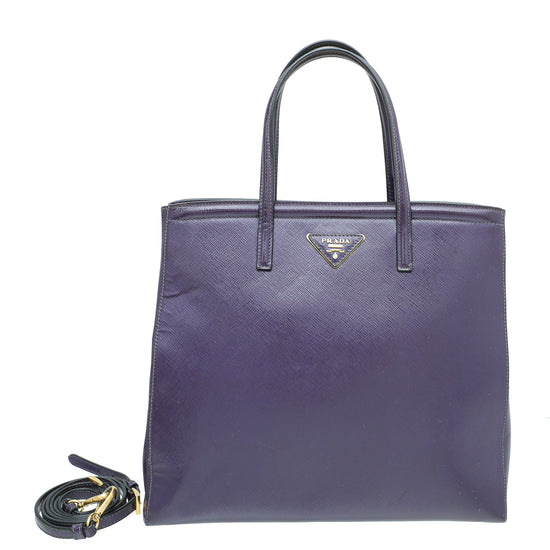 Prada Violet Vernis Parabole Convertible Bag – The Closet