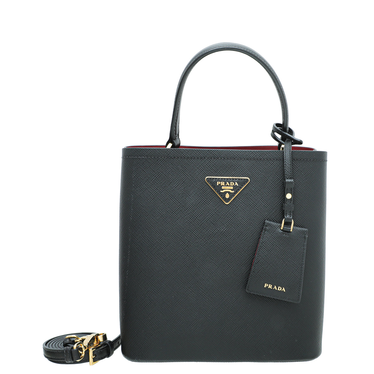Prada Black Panier Medium Bag – The Closet