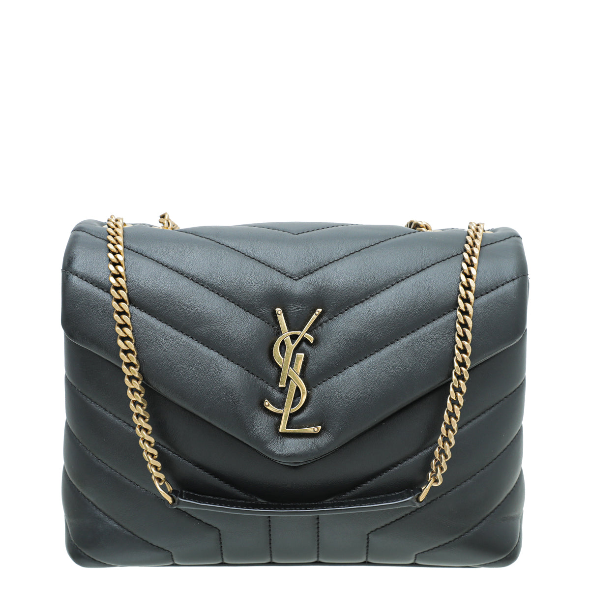 YSL Black Loulou Small Chain Bag – The Closet