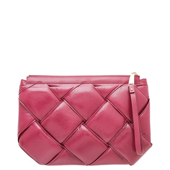 Bottega Veneta Ardoise Stretch Knot Satin Clutch with Ayers Skin Trim at  1stDibs