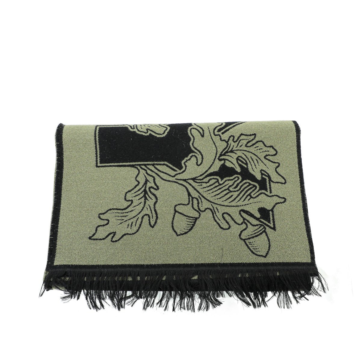 Louis Vuitton Black/White Silk Square Confidential Scarf - Yoogi's Closet