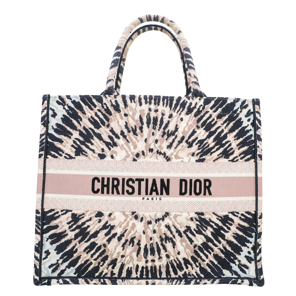 Medium Dior Book Tote Pink Multicolor Jute Canvas Embroidered with Dior  Union Motif 36 x 275 x 165 cm  DIOR SE