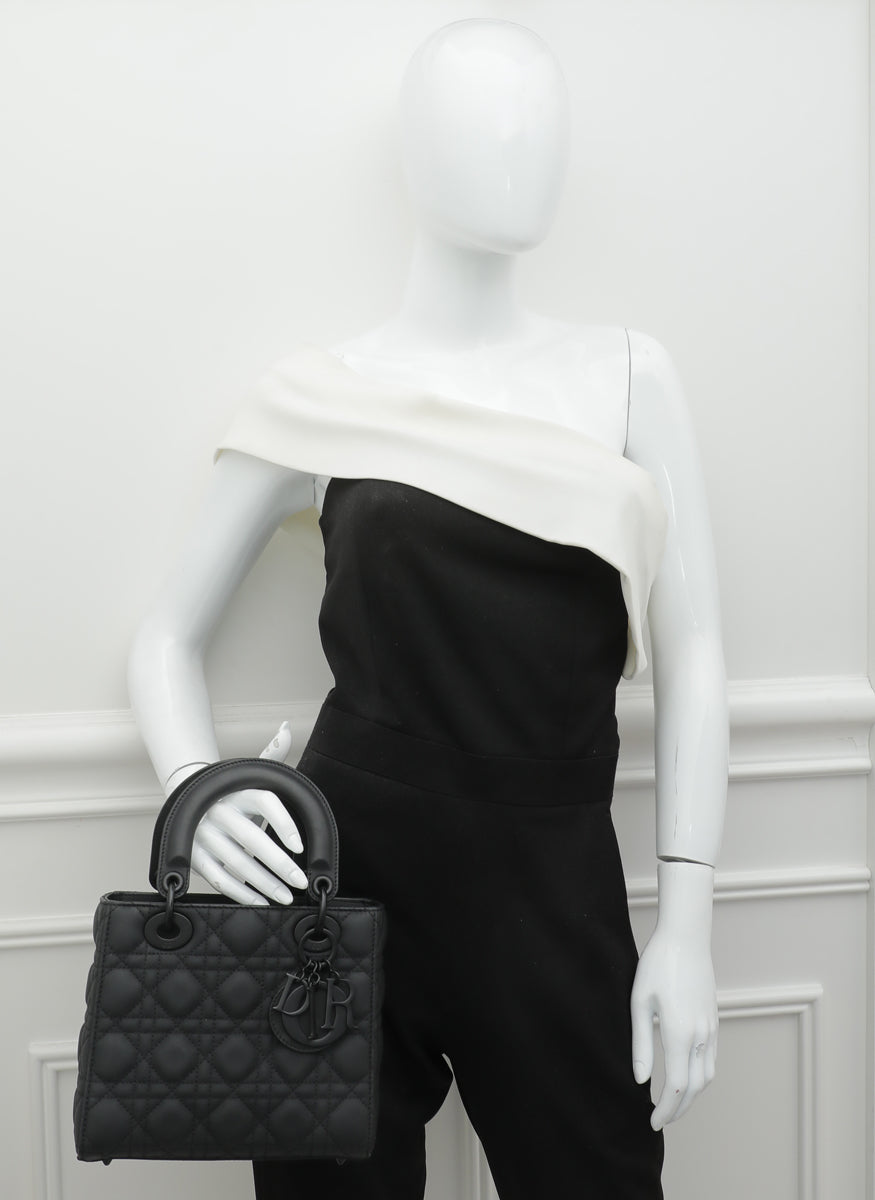 Dior Lady Dior Bag  Shiny Black  Shop It  شوب أت