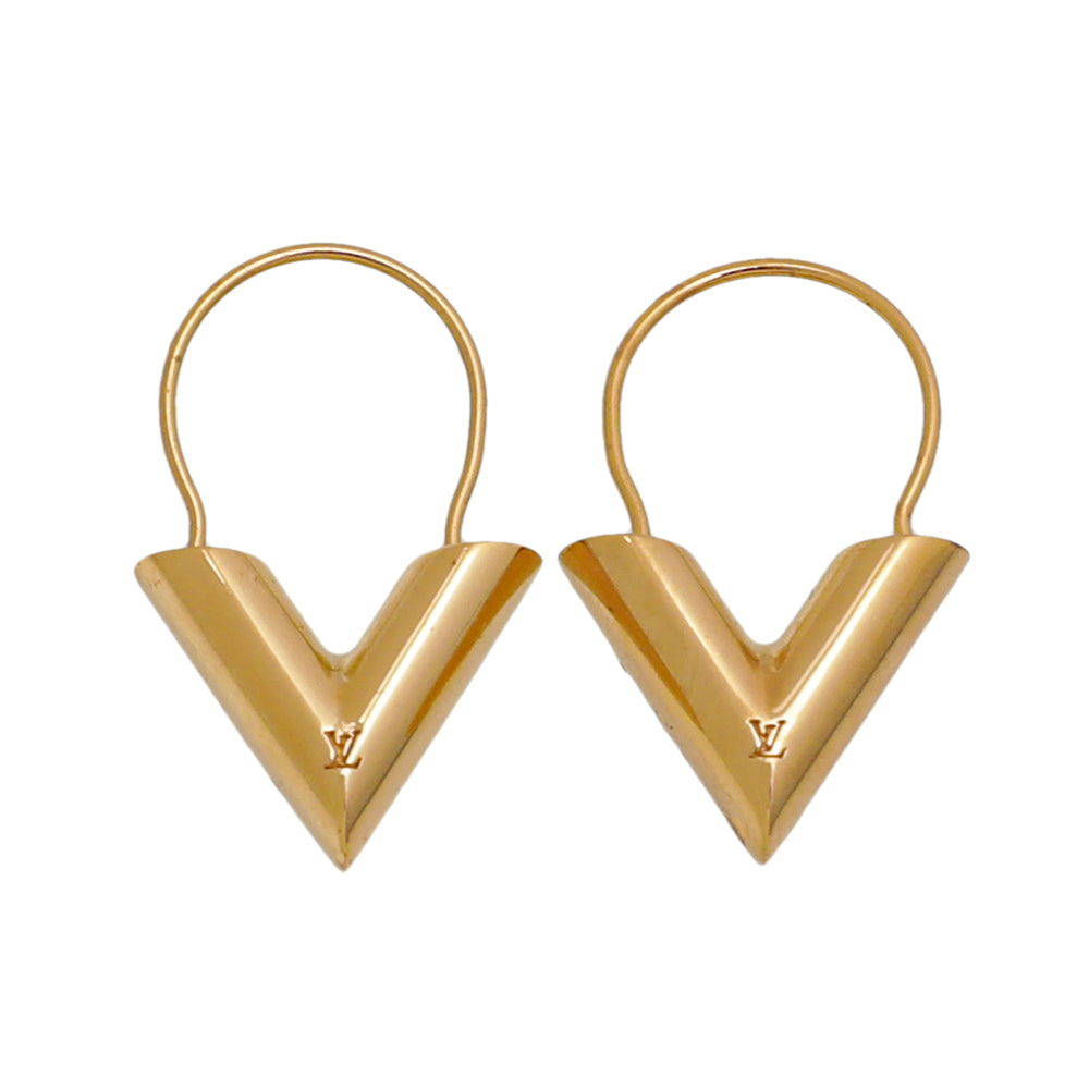 Nanogram Hoop Earrings S00  Fashion Jewelry  LOUIS VUITTON