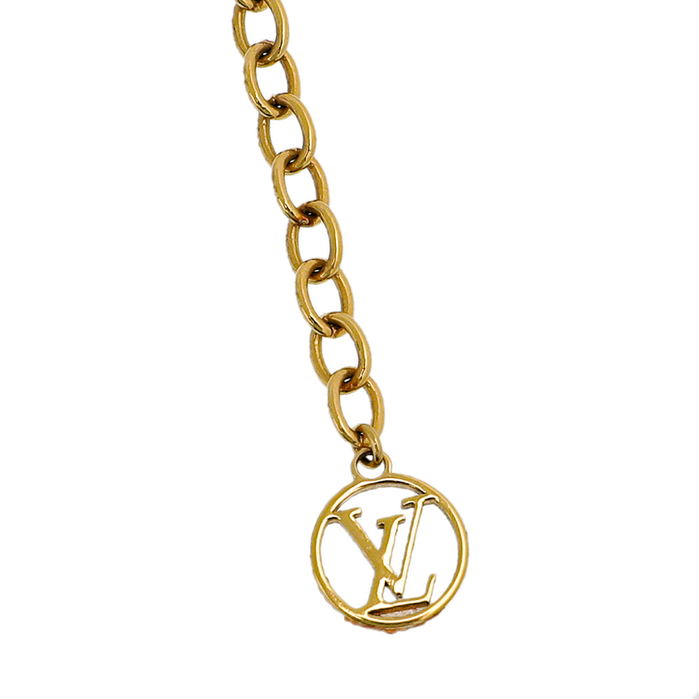 Louis Vuitton Gold Tone Flower Full Bracelet  The Closet