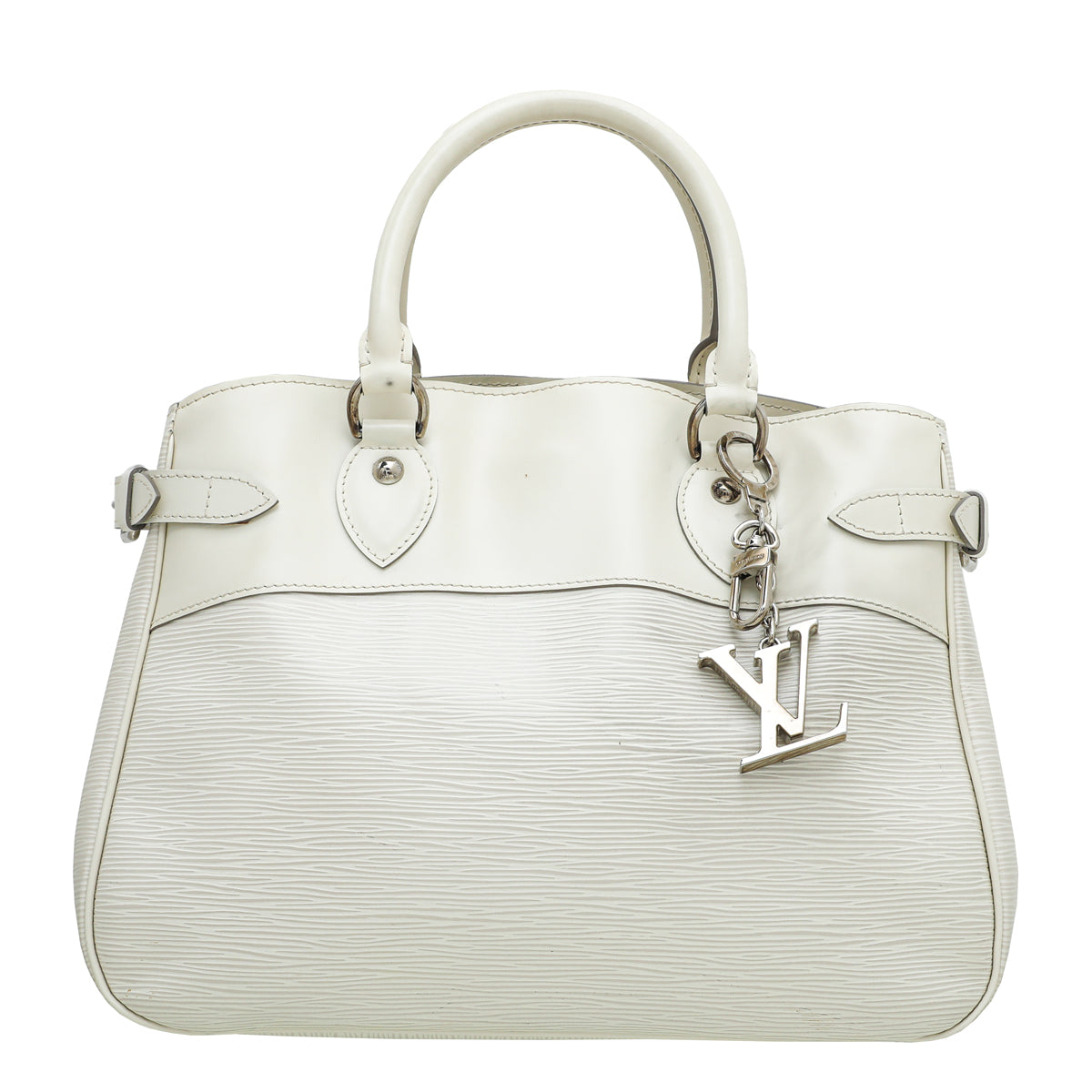 Louis Vuitton Ivory Passy PM Bag w/ LV Bag Charm – The Closet