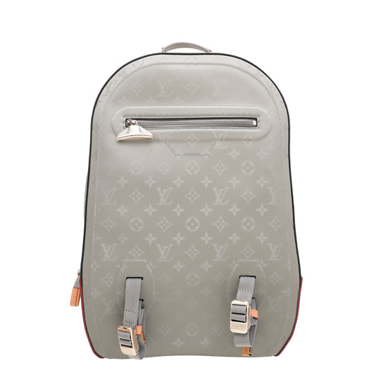 at fortsætte Landbrug korrelat Louis Vuitton Titanium Grey Monogram Titanium Backpack GM Bag – The Closet