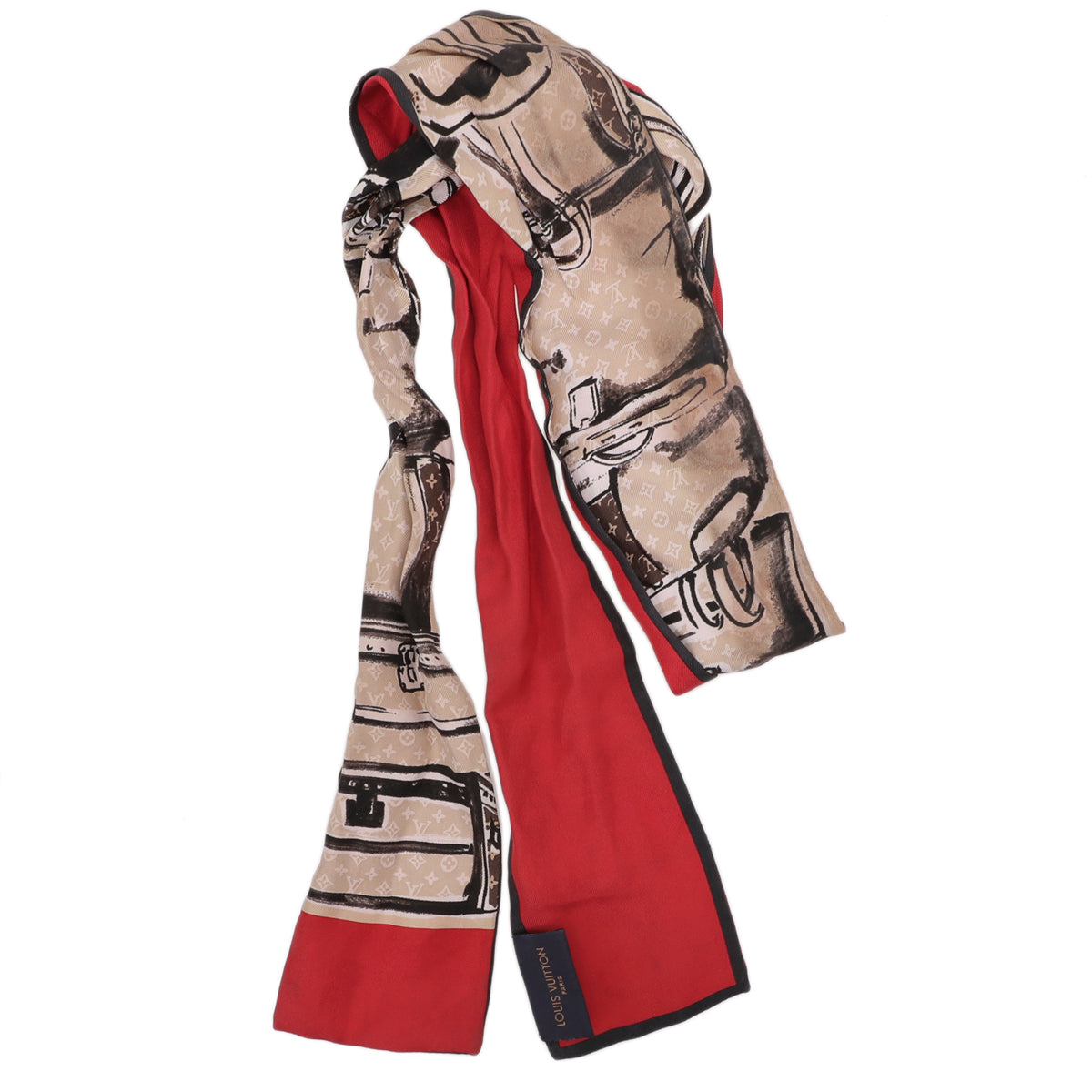 Louis Vuitton Logomania Rainbow Scarf Red – STYLISHTOP