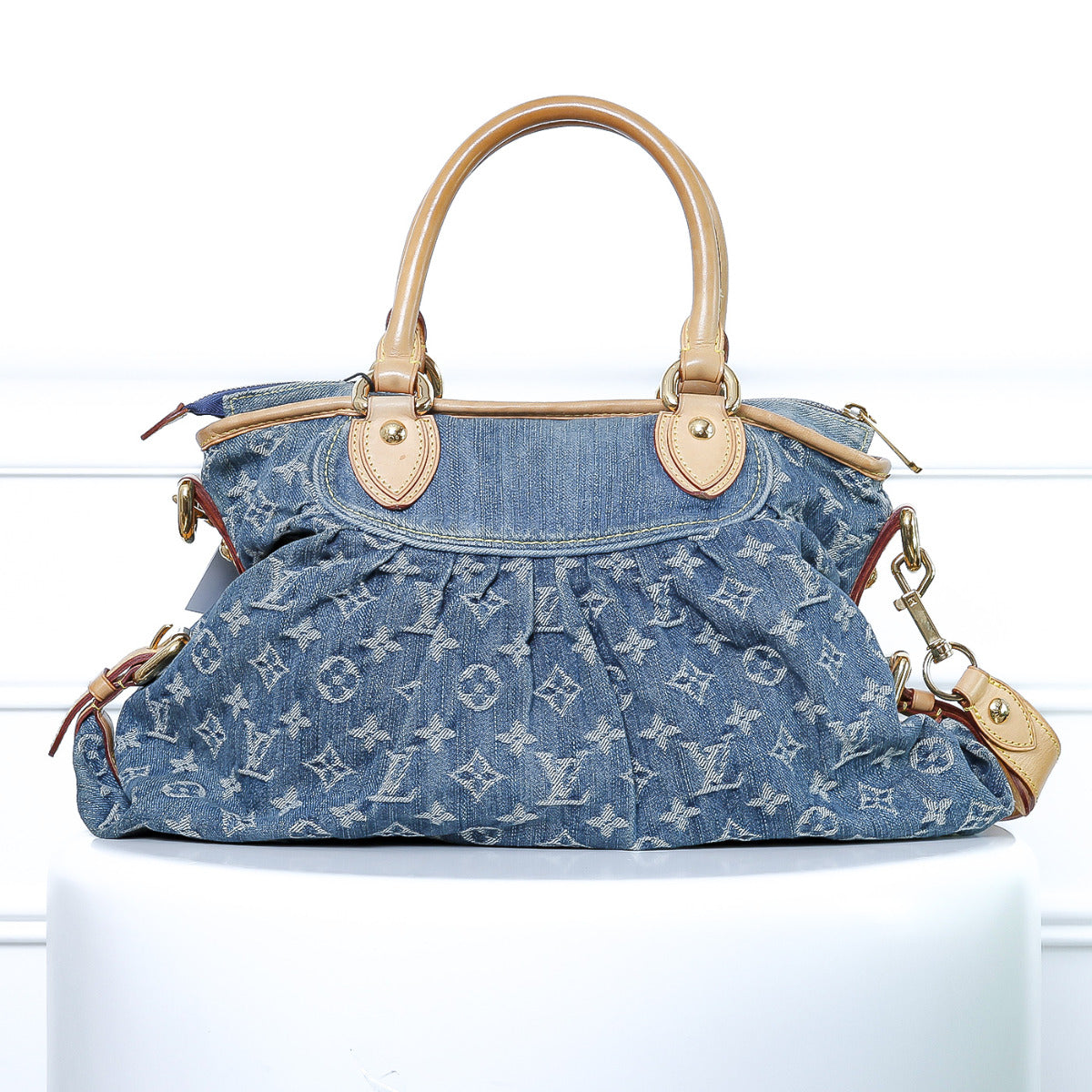 Louis Vuitton Blue Neo Cabby Tote Bag The Closet 