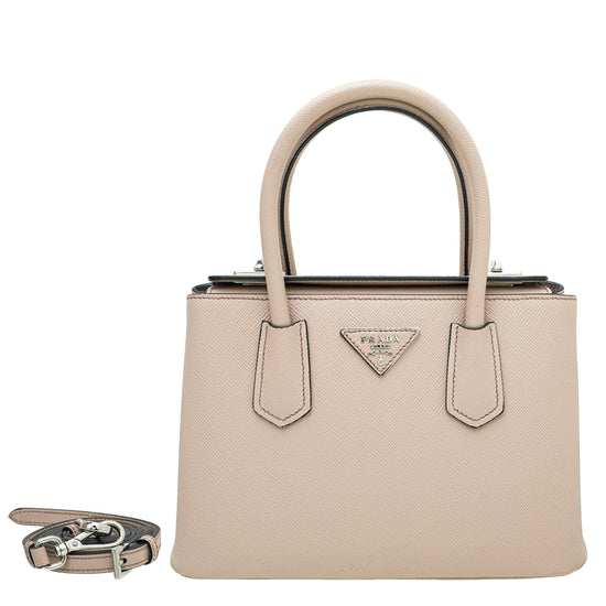 Prada Old Rose Cuir Twin Small Bag – The Closet