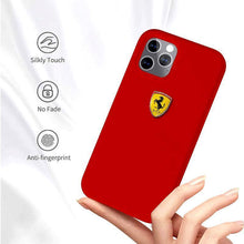 Load image into Gallery viewer, iPhone 12 Series Ferrari Rigid Smooth Sleek Silicone Case
