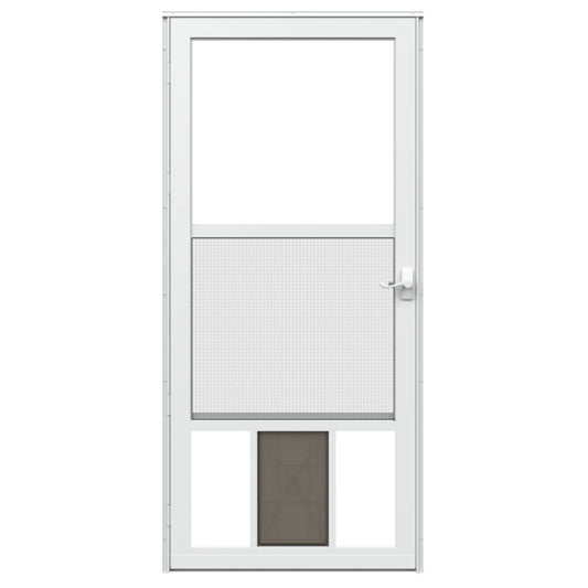 Pet clearance storm door