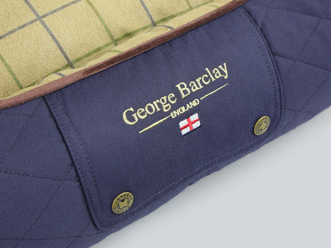 George Barclay Country Box Bed - Midnight Blue Dog Bed