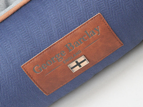 George Barclay Savile Orthopaedic Walled Dog Bed - Mariner's Blue