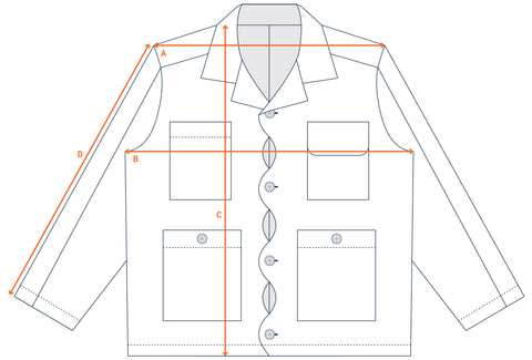 wavy utility 4-pocket overshirt – nicolò