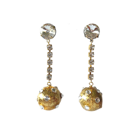 crystal earrings tara chial