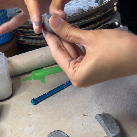 hand made ceramic beads