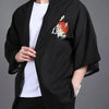 Men's Japanese Kimono Jacket - Red Sun