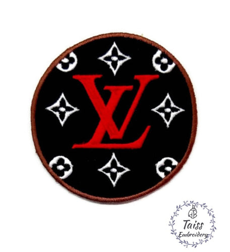 Lv Designer patch Round patches Fashion patch Embroidered patch Iron o –  Embroidery Taiss